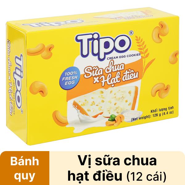 Bánh trứng sữa chua hạt điều Tipo 126g