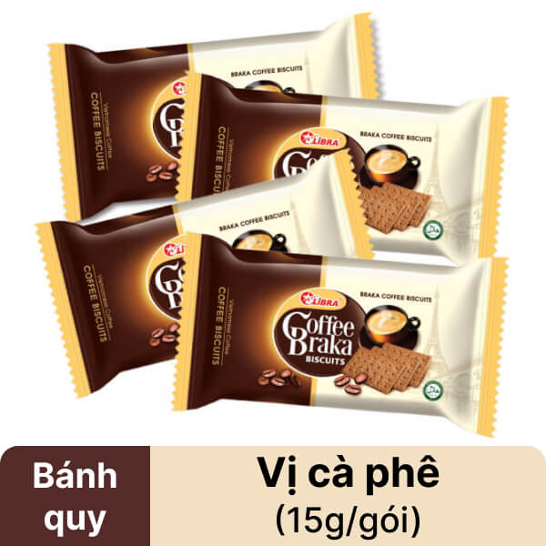 Bánh quy vị cà phê Libra Braka gói 15g tại Bách hóa XANH