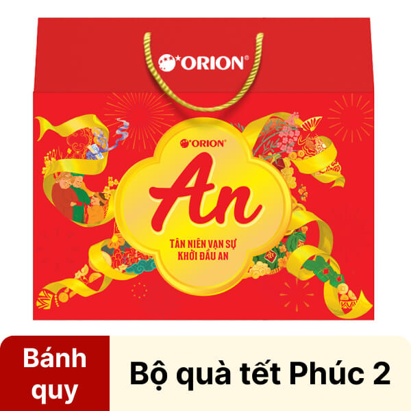 Bộ quà Tết Orion Phúc 2 hộp 727.4g