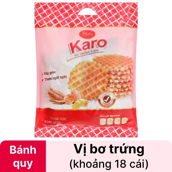 Bánh bơ trứng Richy Karo 270g