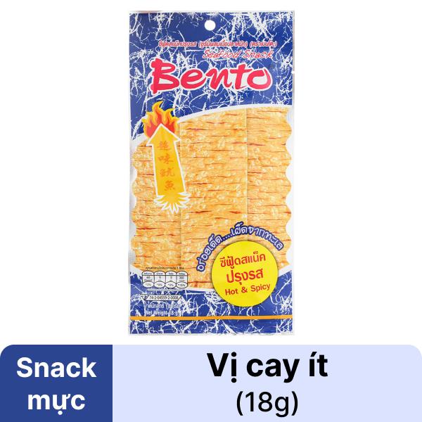 Snack mực vị cay Bento 18g