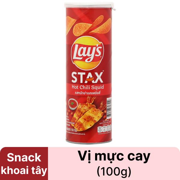 Snack vị mực cay Lay's Stax 100g