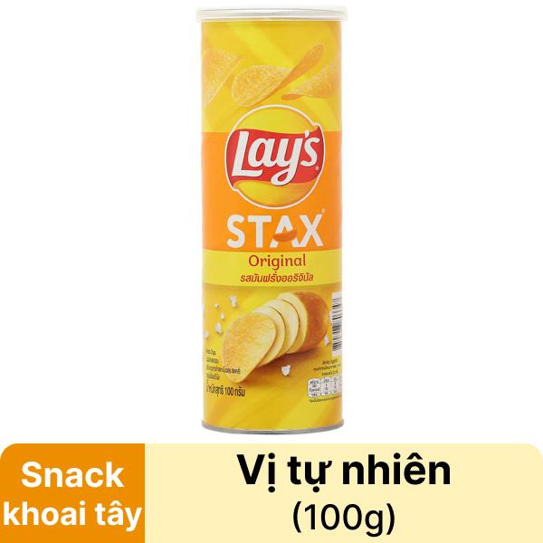 Snack vị tự nhiên Lay's Stax 100g