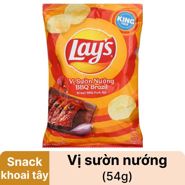 Snack vị sườn BBQ Lay's 54g
