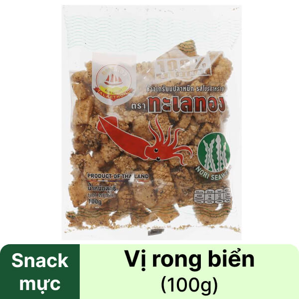 Snack mực rong biển Talaethong 100g