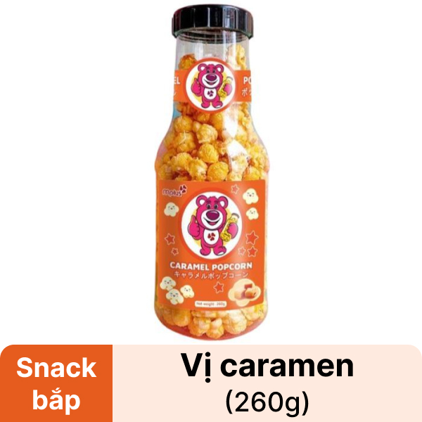 Snack bắp vị caramen Mplus 260g