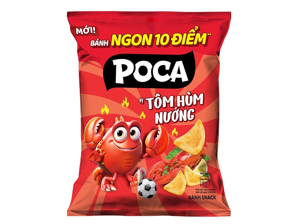 bim bim snack tôm hùm