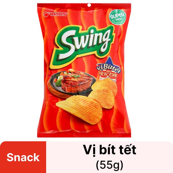 Snack vị bít tết Swing 55g
