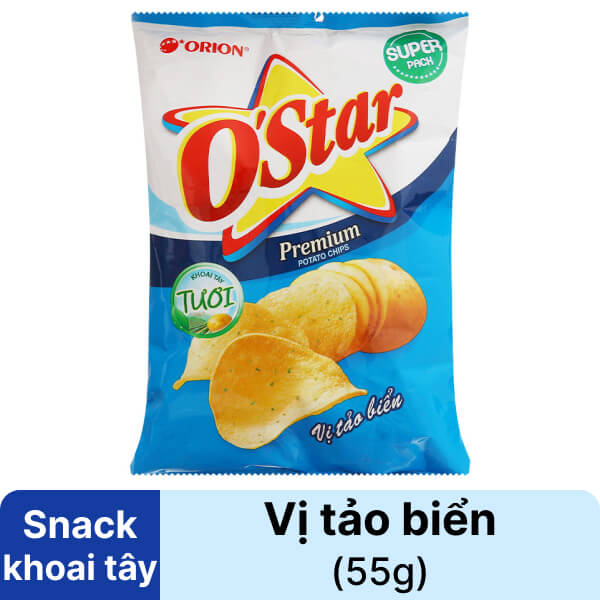 Snack vị tảo biển O'Star 55g
