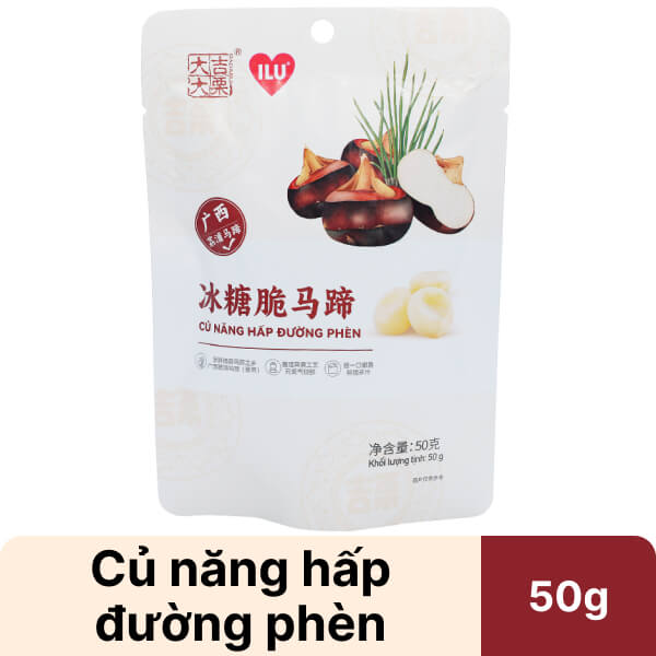 Củ năng hấp đường phèn ILU gói 50g