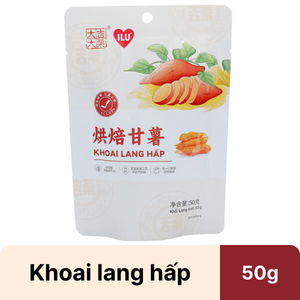 Khoai lang hấp ILU gói 50g