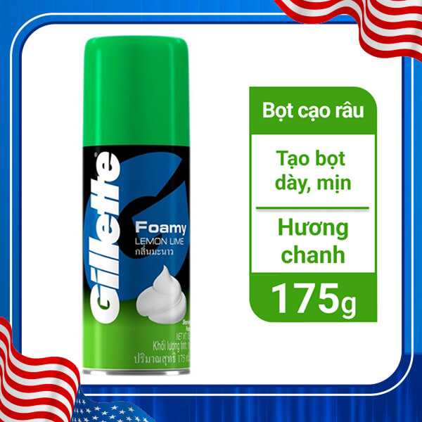 Bọt cạo râu Gillette hương chanh 175g