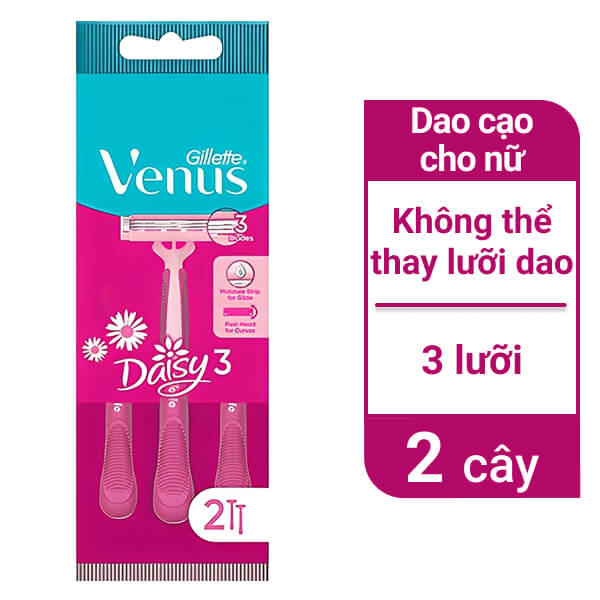 Dao cạo Gillette Venus Daisy 3
