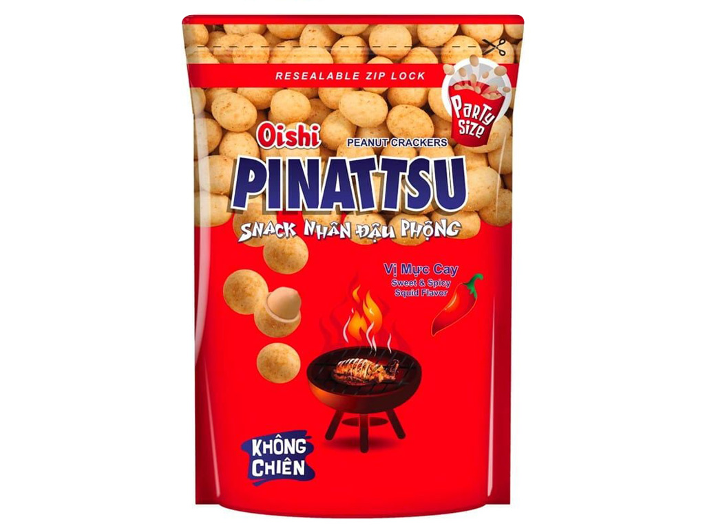 Đậu phộng rang PINASTTSU vị mực cay