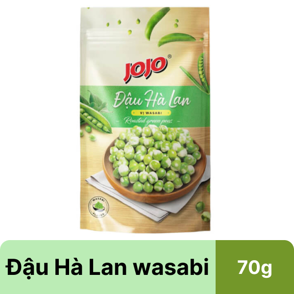 Đậu Hà Lan vị wasabi Jojo gói 70g