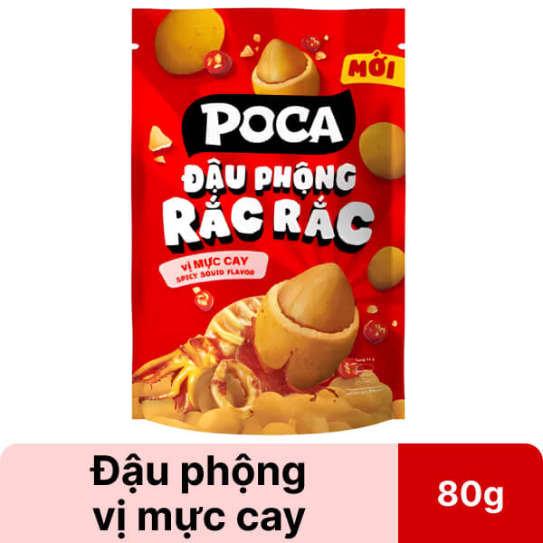 Đậu phộng vị mực cay Poca 80g