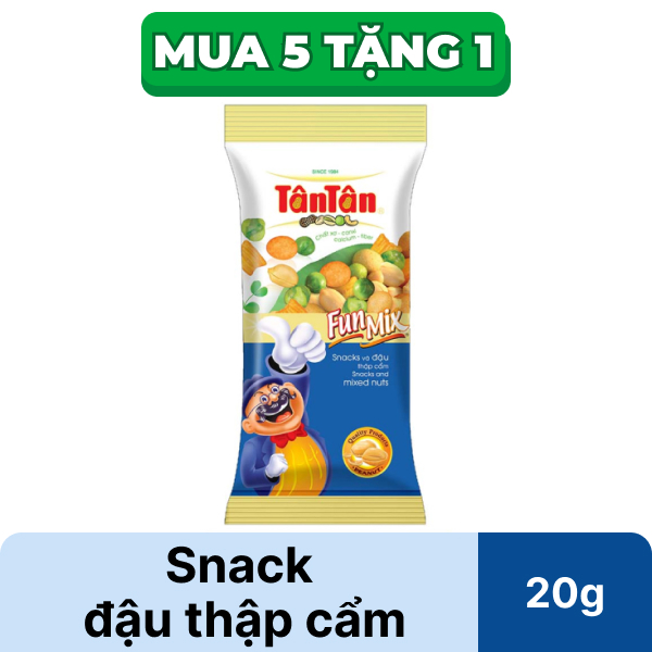 Snack và đậu thập cẩm Fun Mix Tân Tân 20g