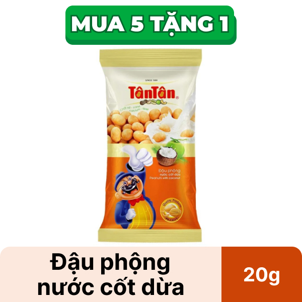 Đậu phộng nước cốt dừa Tân Tân 20g