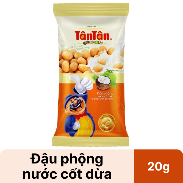 Đậu phộng nước cốt dừa Tân Tân 20g