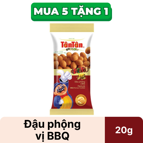 Đậu phộng vị BBQ Tân Tân 20g