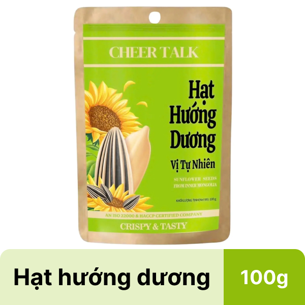 Hạt hướng dương vị tự nhiên Cheer Talk 100g