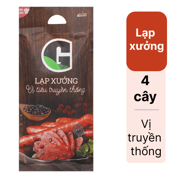 Lạp xưởng tiêu truyền thống G Kitchen gói 200g