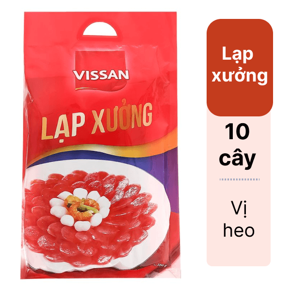 Lạp xưởng heo Vissan gói 500g