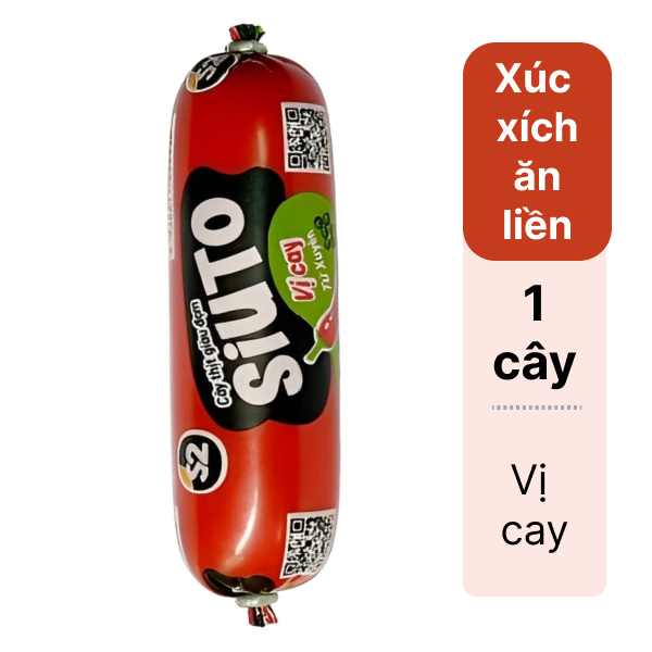 Xúc xích Siuto vị cay Tứ Xuyên S2 Fun 85g