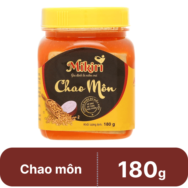 Chao khoai môn Mikiri hũ 180g