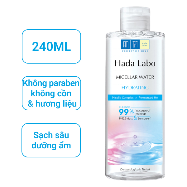 Nước tẩy trang Hada Labo dưỡng ẩm 240ml