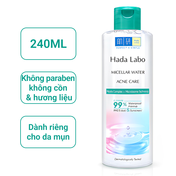 Nước tẩy trang Hada Labo ngừa mụn 240ml