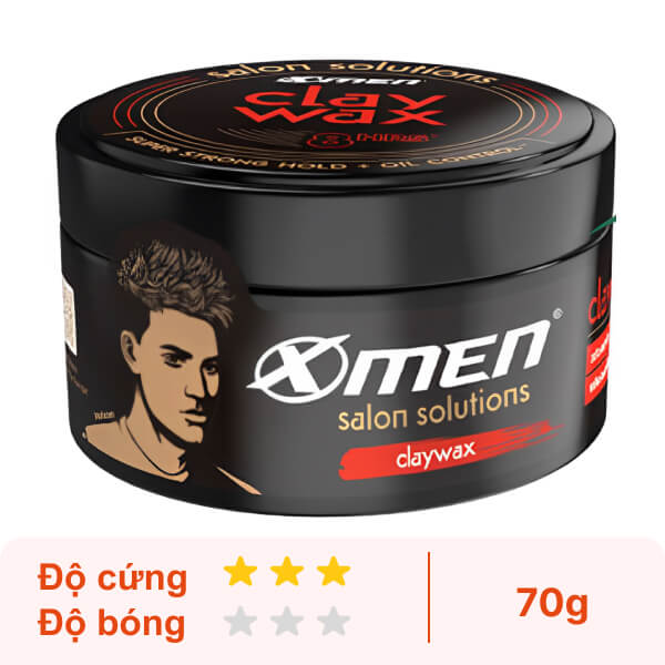 Sáp vuốt tóc X-Men Salon Solution Clay Wax 70g
