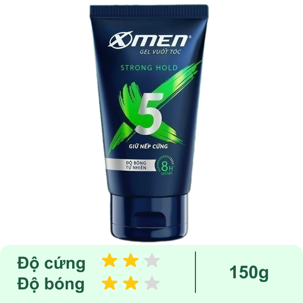 Gel vuốt tóc cứng X-Men Strong Hold 150g
