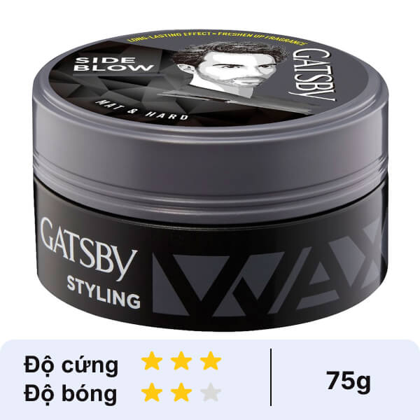 Sáp vuốt tóc dày bồng Gatsby Mat 75g