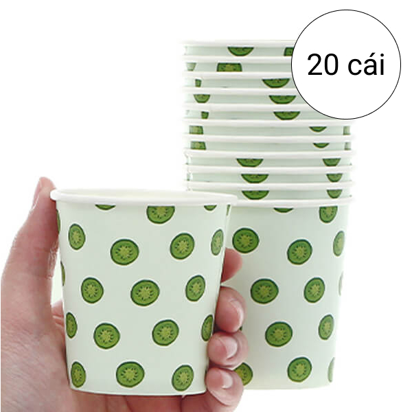 Ly giấy màu Casavi 6oz 180ml (20 cái)
