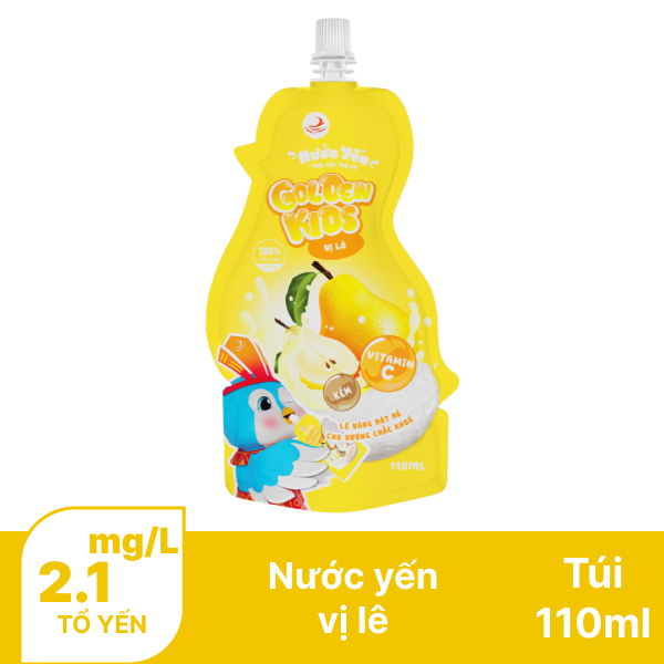 Nước yến trái cây NestGia Golden Kids vị lê 110ml
