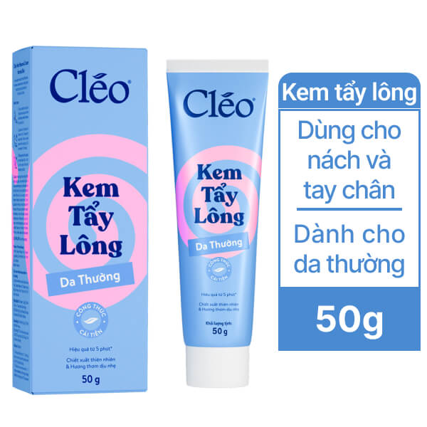 Kem tẩy lông Cléo da thường 50g