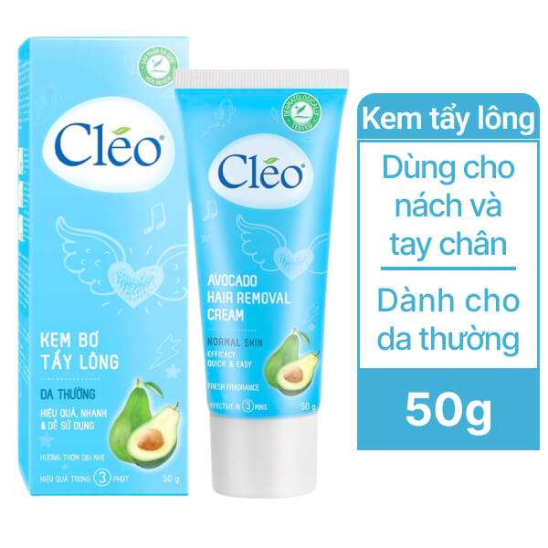 Kem tẩy lông Cléo da thường 50g