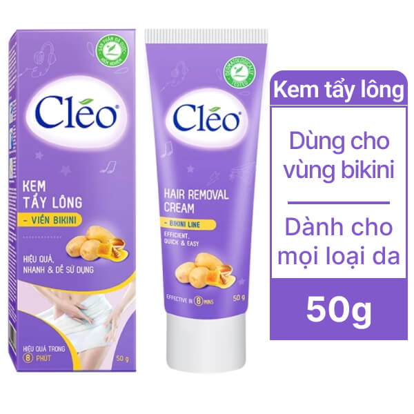 Kem tẩy lông vùng kín Cléo 50g