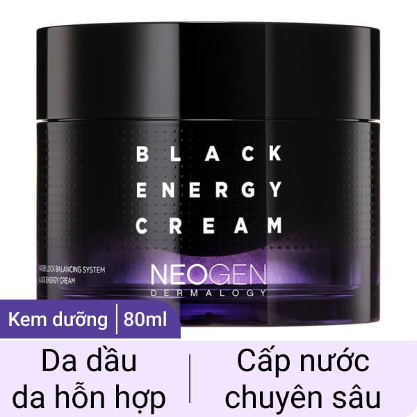 Kem Dưỡng Neogen Black Energy cấp nước 80ml