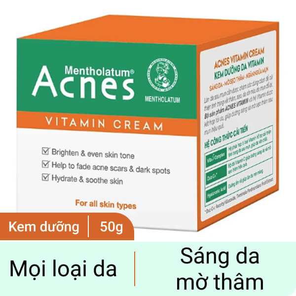 Kem dưỡng Acnes Vitamin sáng da mờ thâm 50g