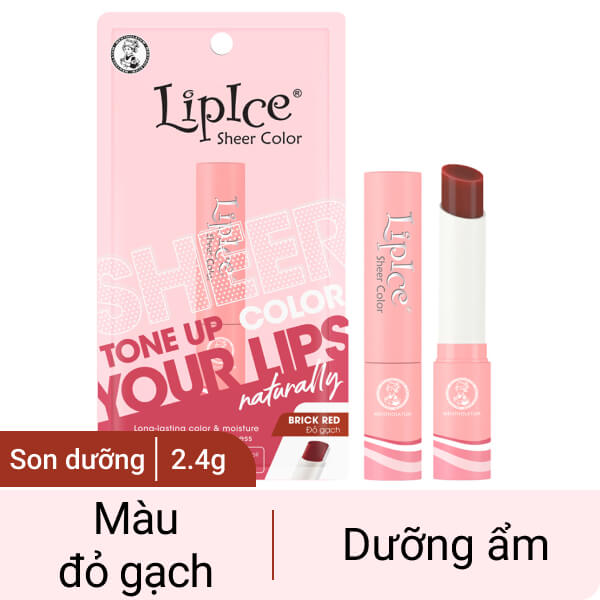 Son dưỡng LipIce màu đỏ gạch 2.4g