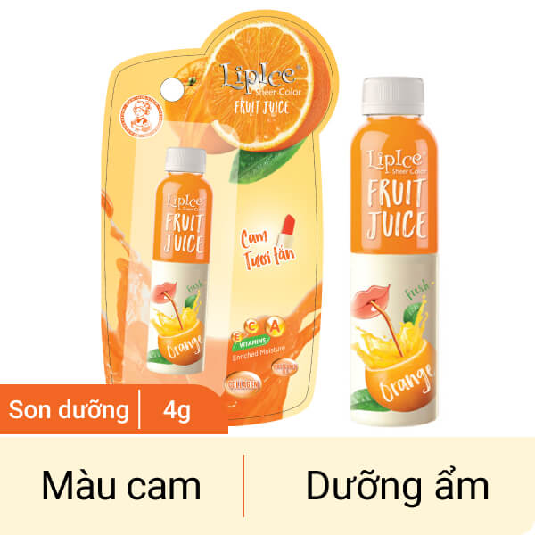 Son dưỡng LipIce màu cam tươi 4g