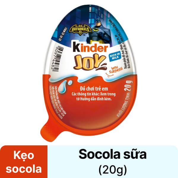 Socola trứng Kinder Joy cho bé trai 20g
