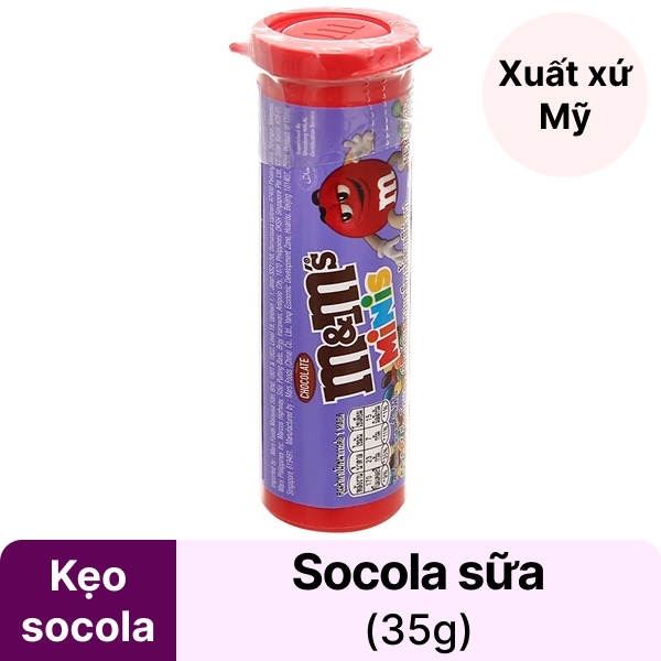 Kẹo socola M&M's Mini ống 35g