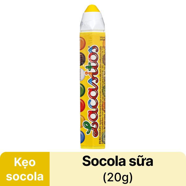 Kẹo socola sữa Lacasitos bút chì màu 20g