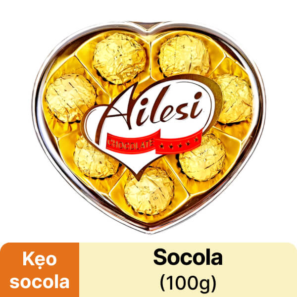 Socola Ailesi hộp trái tim 100g