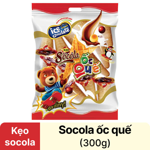 Kẹo socola ốc quế Đức Hạnh gói 300g