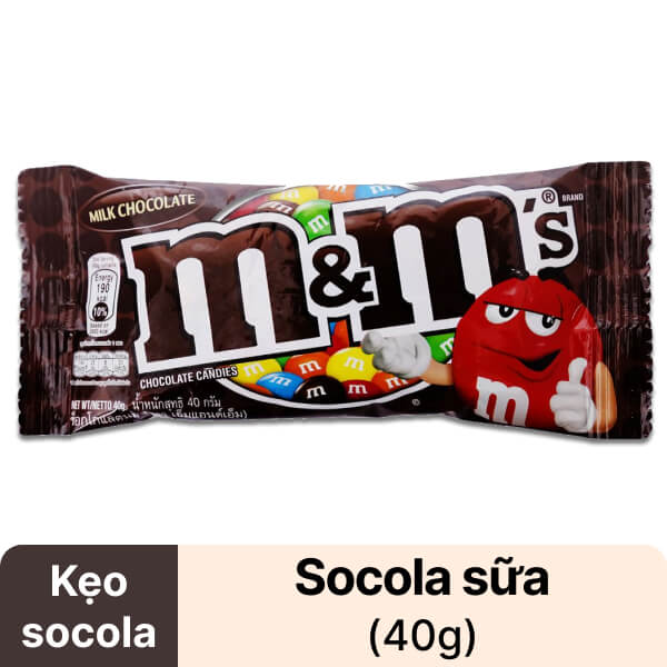 Kẹo socola sữa M&M's gói 40g