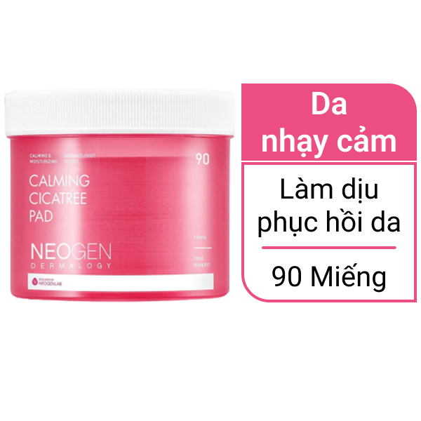 Toner Pad Neogen rau má làm dịu da nhạy cảm 90 miếng